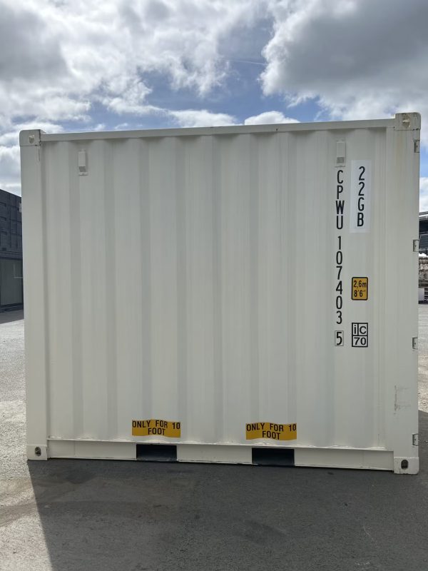 Seecontainer 10 Fuß – Weiß