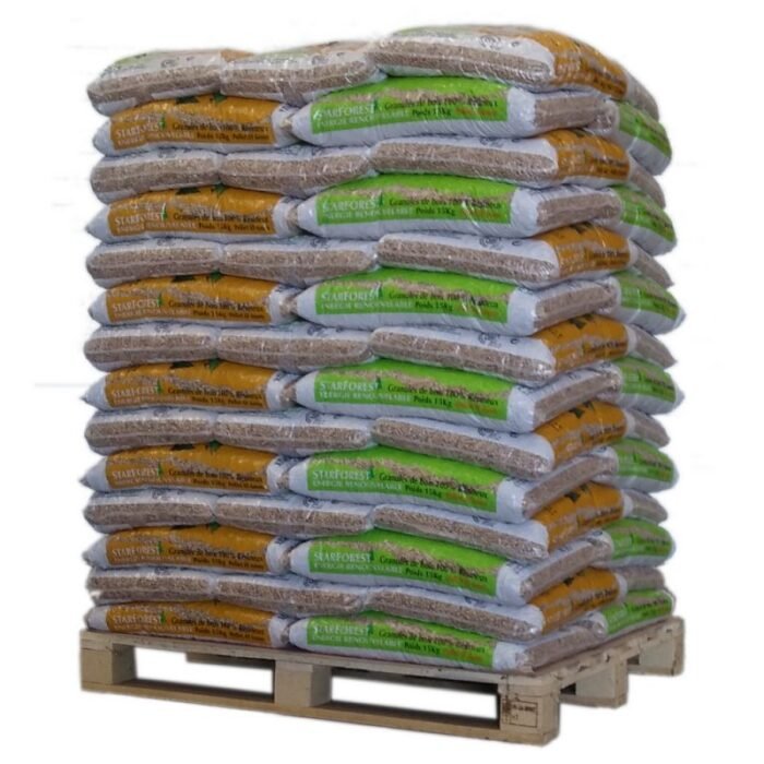 Holzpellets Starforest 100% Nadelholz – 70 Säcke à 15 kg – DINplus