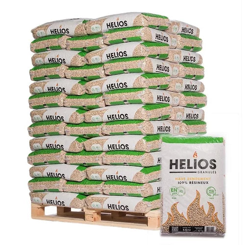 Pellets HELIOS - Palette mit 65 Säcken à 15 kg