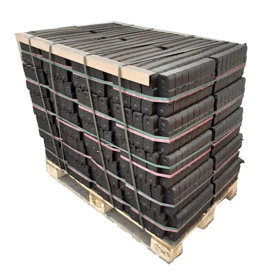 Braunkohlenbriketts Palette zu 1 T (40 Pakete à 25 kg)