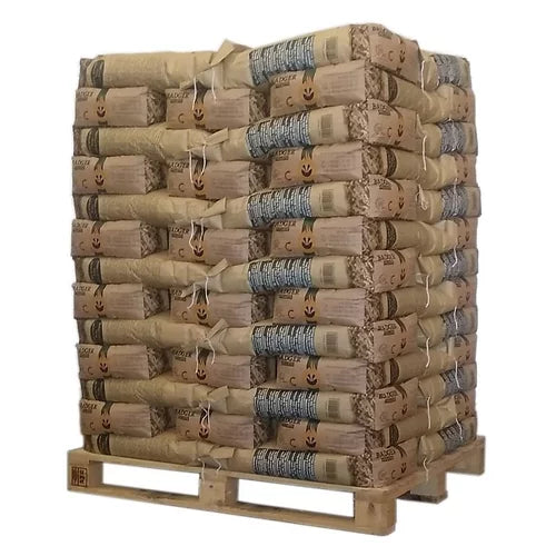 Pellet Badger – Palette mit 65 Säcken à 15 kg