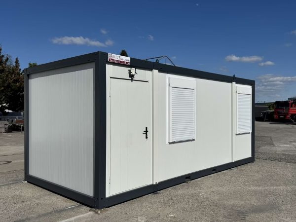 Baubüro 17 m² mit Rollläden
