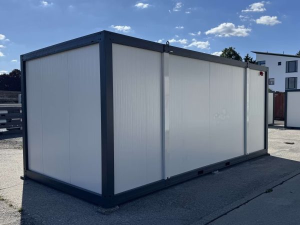 Baubüro 17 m² mit Rollläden