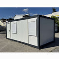 Baubüro 17 m² mit Rollläden