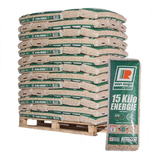 Pellet Van Roje – Palette von 65 Säcken à 15 kg