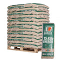 Holzpellets VanRoje – Palette 65 Säcke à 15 kg – DINplus / ENplus A1 / PEFC