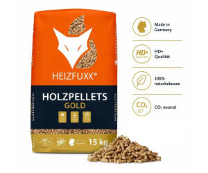 Heizfuxx Holzpellets Weichholz 6 mm ENplus A1 HD-Qualität 15 kg x 65 Sack