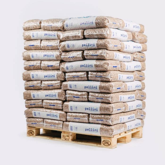 Holzpellets Pellini ENplus A1 – Palette 66 Säcke à 15 kg – deutsch