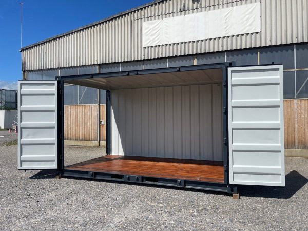 15-Fuß-Open-Side-Lagercontainer mit doppelter Öffnung